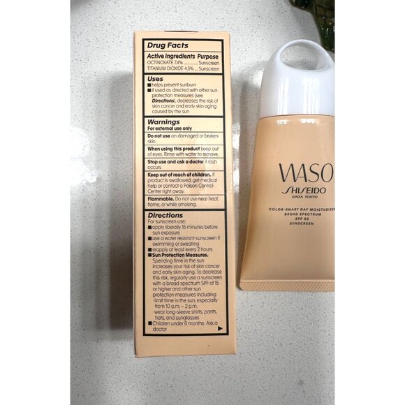 Shiseido WASO Color Smart Day Moisturizer SPF 30 1.8 oz/50ml Sealed NIB - Picture 3 of 8